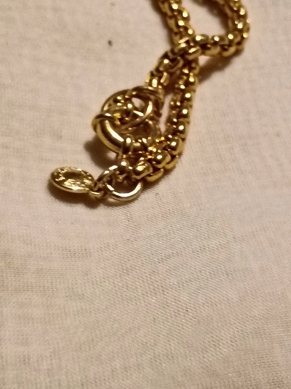 J Crew Gold Tassel Rope Chain Necklace - Women Jewelry